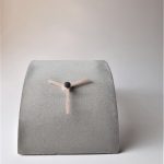 concrete curved clock